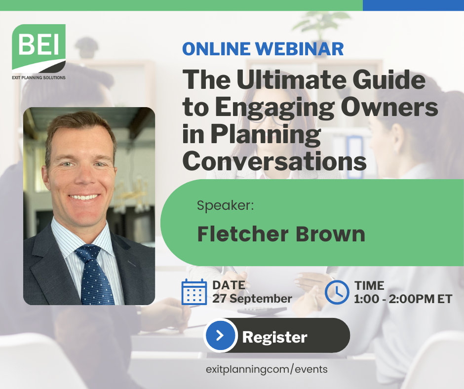 engaging owners in exit planning