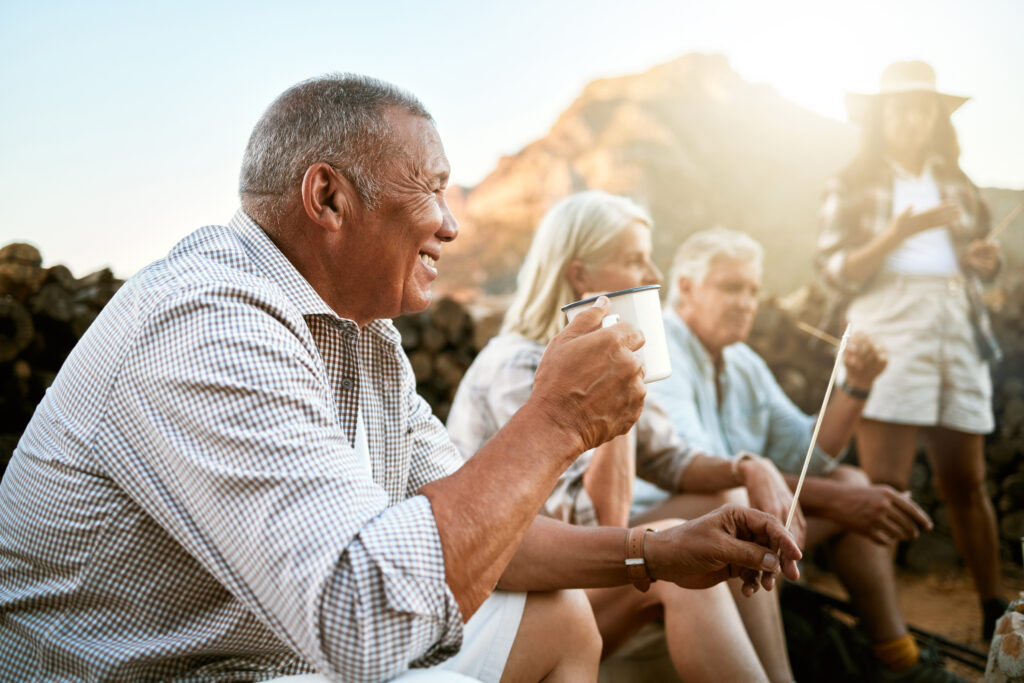 Carefree business owner after insurance advisor discovered their goals and crafted a successful planning strategy.