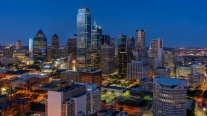 Dallas skyline, Texas, home to many businesses exploring exit planning