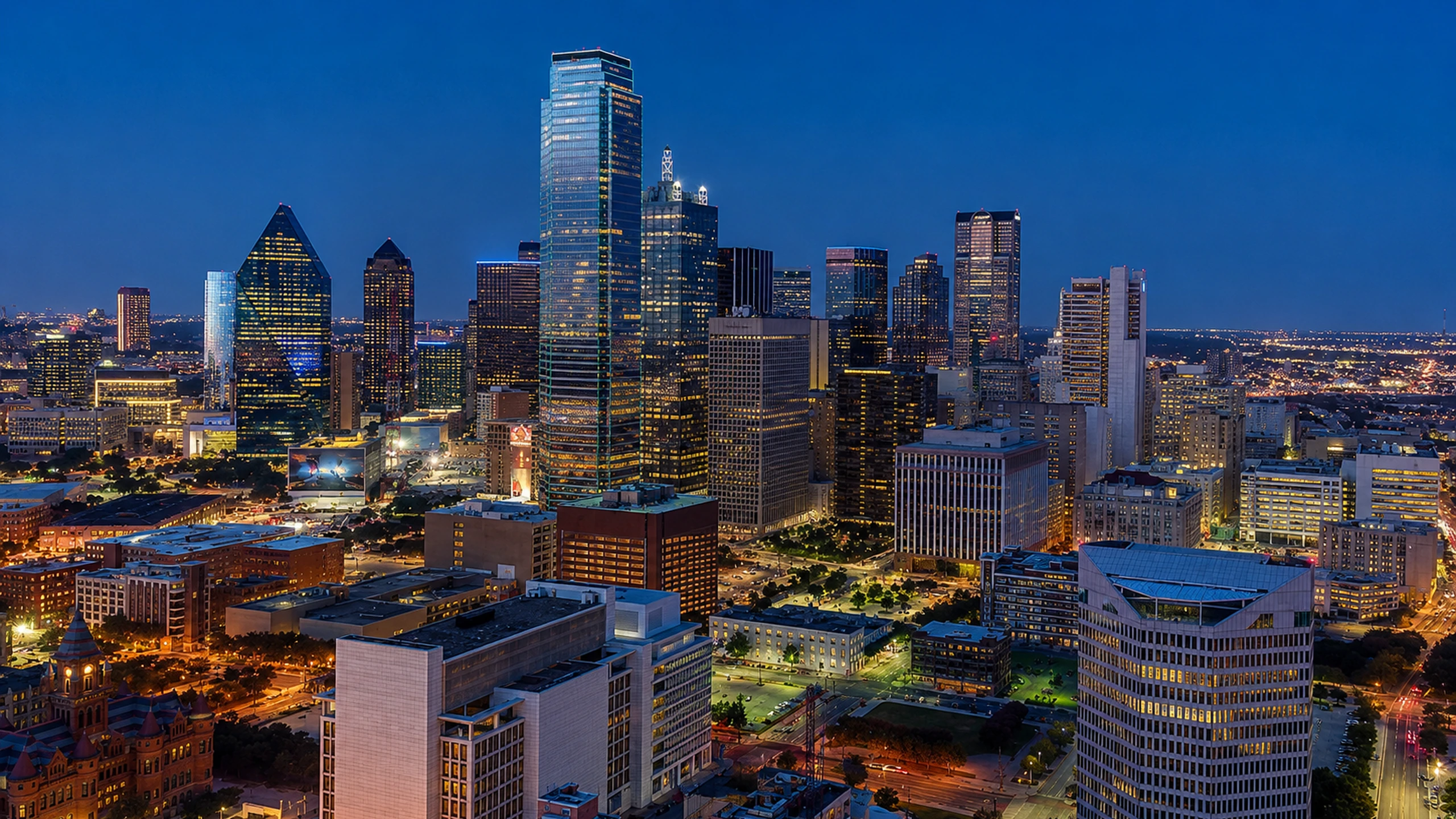 Dallas skyline, Texas, home to many businesses exploring exit planning