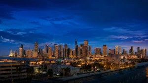 Miami skyline, Florida, home to many businesses exploring exit planning