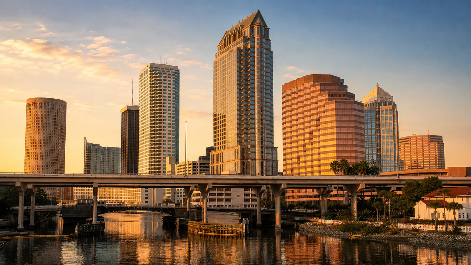 Downtown Tampa, Florida (a key regional city)